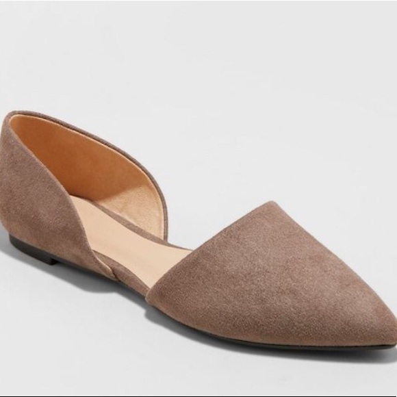 a new day Shoes - A New Day Rebecca pointed ballet flats tan size 9